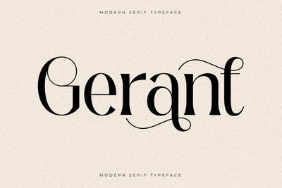 Gerant Typeface Font Storytype Studio 