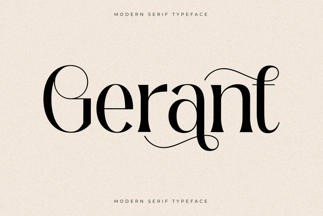 Gerant Typeface Font Storytype Studio 
