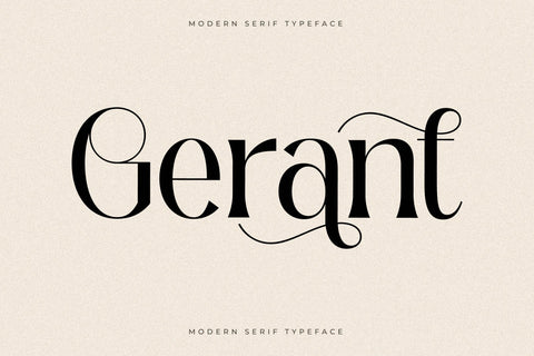 Gerant Typeface Font Storytype Studio 