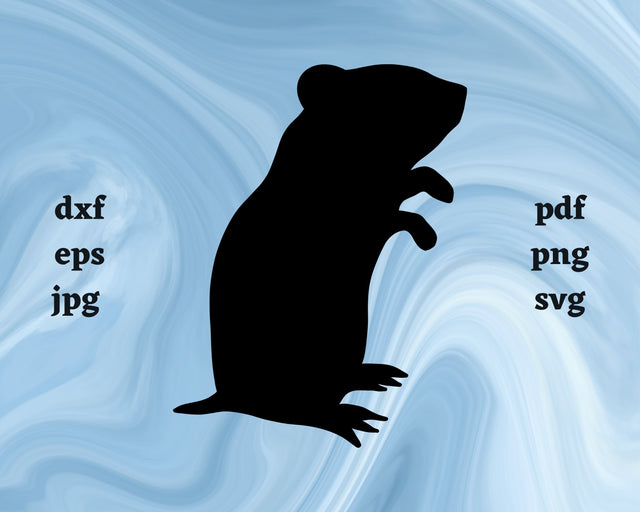 Gerbil SVG Cut File SVG Northern Light SVG 