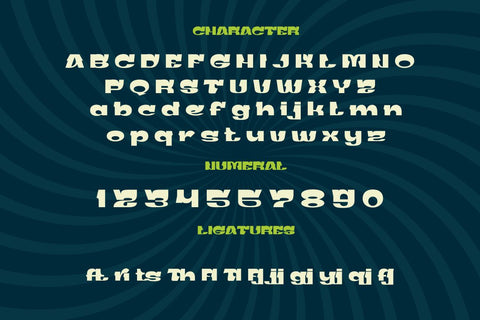 Gerig | Groovy Retro Font Font twinletter 