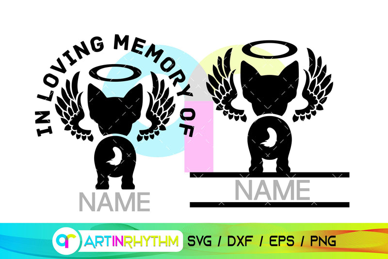 German Shepherd Pet Dog Memorial SVG SVG Artinrhythm shop 