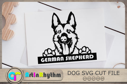 German Shepherd Svg, Dog Svg, Pet Svg SVG Artinrhythm shop 