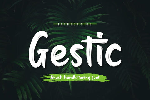 Gestic Font twinletter 