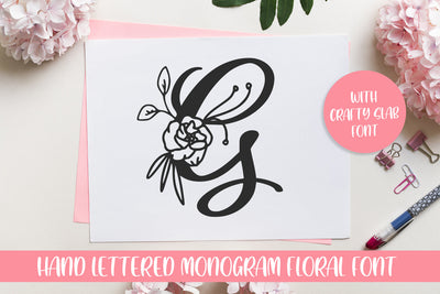 Gesya Monogram Font Abo Daniel Studio 