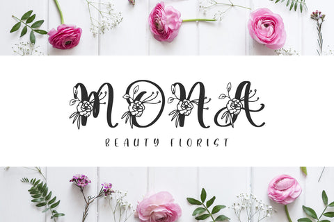 Gesya Monogram Font Abo Daniel Studio 