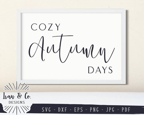 Get Cozy SVG Files | Fall SVG | Fall Quote SVG | Autumn SVG | Commercial Use | Cricut | Silhouette | Cut Files (873006855) SVG Ivan & Co. Designs 