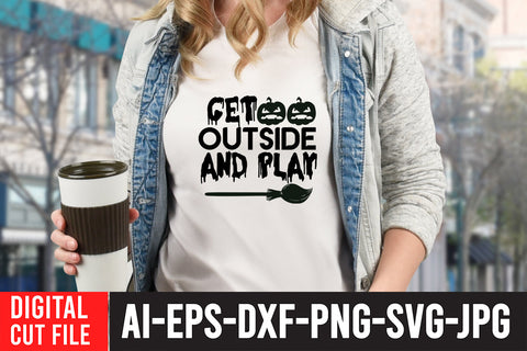 Get Outside And Play SVG Design SVG BlackCatsMedia 