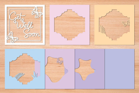 Get Well Soon - 3D Layered Paper Cut 3 SVG Slim Studio 