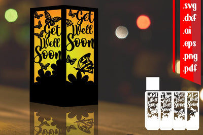 Get Well Soon Lantern Svg SVG zafrans studio 