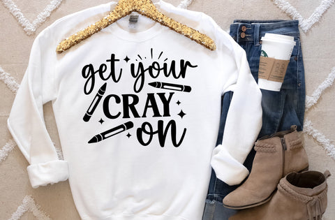 Get your cray on, teacher SVG designs SVG MD mominul islam 