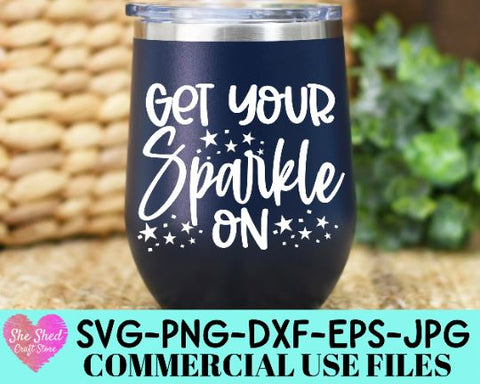 Get Your Sparkle On 4th Of July SVG, Independence Day Svg, Cricut SVG, Fourth of July Svg, 4th of July Png, Patriotic, USA, Summer, Beach SVG She Shed Craft Store 