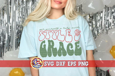 Get Yourself a Lady with Style & Grace SVG DXF EPS PNG SVG Greedy Stitches 