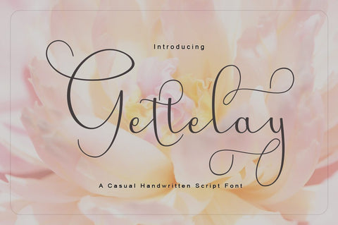 Gettelay Font JoeCreative 