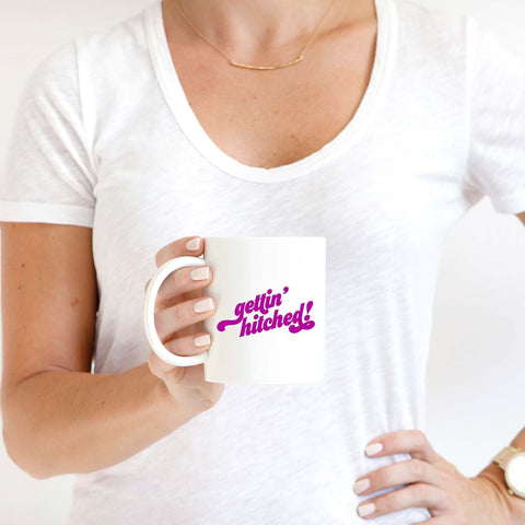 Gettin' Hitched Getting Hitched SVG Cut File Bride to Be Bachelorette Party Cricut SVG Silhouette SVG SVG Maple & Olive Designs 