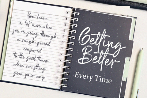 Getting Better - Handwritten Font Font Alpaprana Studio 