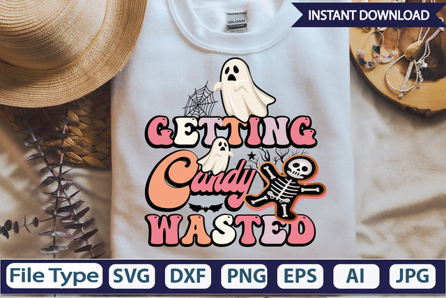 Getting Candy Wasted Sublimation Design Sublimation DesignPlante 503 