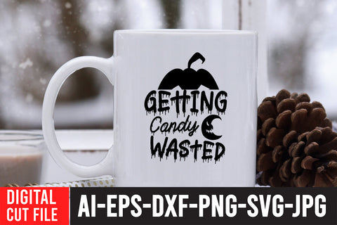 Getting Candy Wasted SVG Cut File , Halloween SVG Bundle SVG BlackCatsMedia 