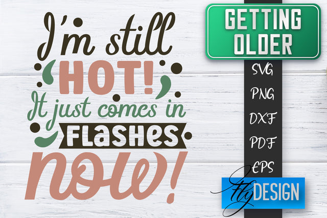 Getting Older SVG | Old SVG | Classic Design SVG Fly Design 