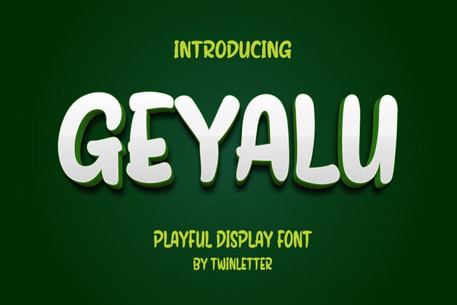 Geyalu Font twinletter 