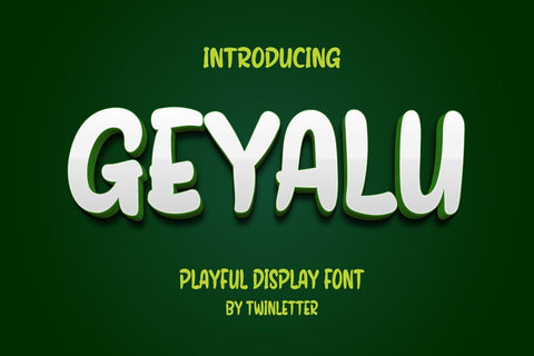 Geyalu Font twinletter 