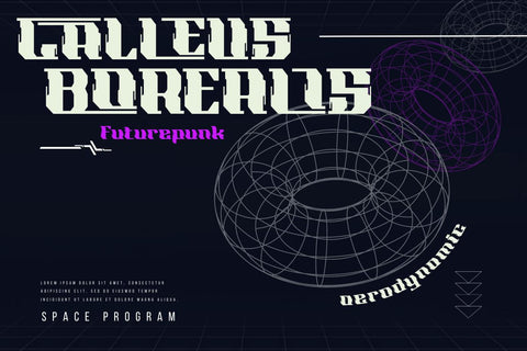 Ghora | Futuristic Font Font twinletter 