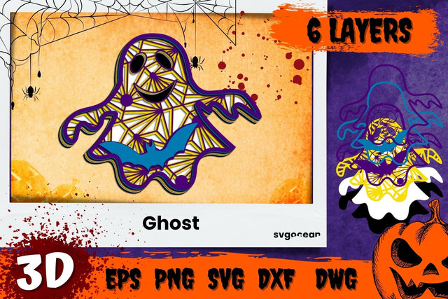 Ghost 3D SVG SVG SvgOcean 