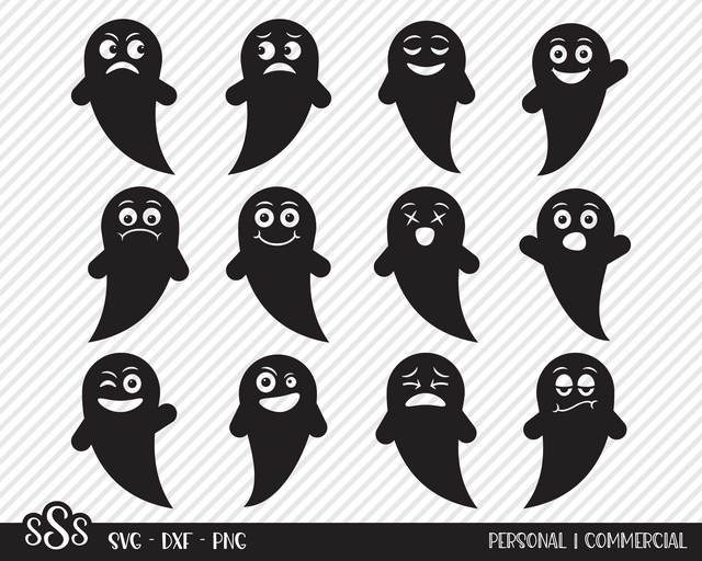 Ghost Bundle | Halloween SVG SVG Texas Southern Cuts 
