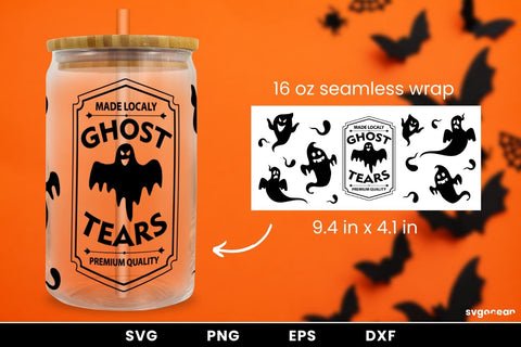 Ghost Can Glass SVG SVG SvgOcean 