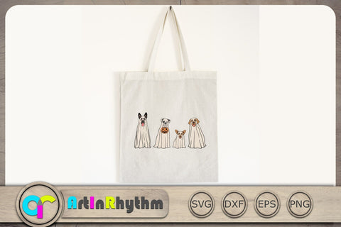 Ghost Dogs Svg, Halloween Dogs Svg, Halloween Svg, Ghost Svg SVG Artinrhythm shop 