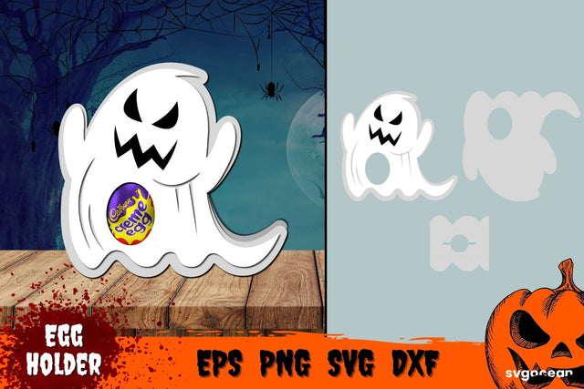 Ghost Egg Holder Template | Svg Bundle | Cut Files SVG SvgOcean 