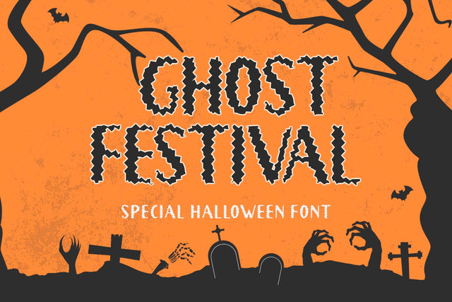 Ghost Festival Font Prasetya Letter 