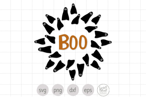 Ghost Frame Svg for Halloween SVG Lynda M Metcalf 
