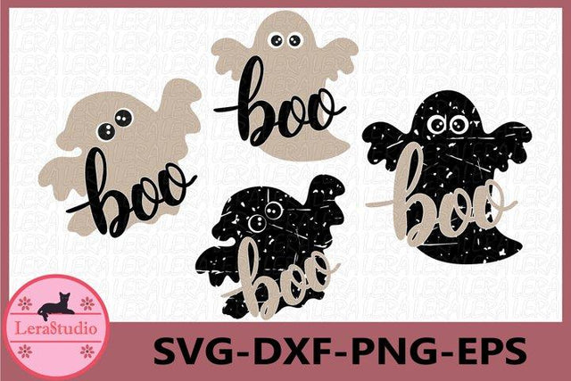 Ghost Grunge svg SVG Lerastudio 