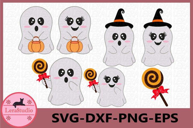 Ghost Halloween Svg SVG Lerastudio 