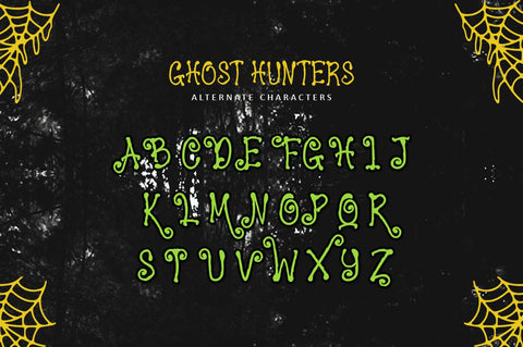 Ghost Hunters - Horror Display Font Font Illushvara Design 