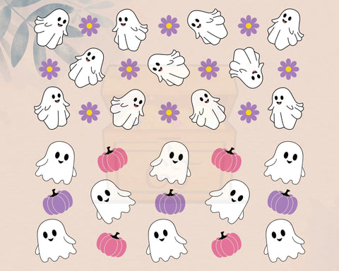 Ghost Libbey Can Wrap SVG - 16Oz Halloween Glass Can SVG, Halloween Glass Can Wrap SVG, Beer Glass Wrap SVG, Ghost Glass Can SVG, Ghost SVG SVG GraphicsTreasures 