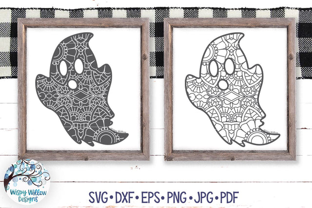 Ghost Mandala SVG SVG Wispy Willow Designs 