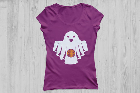 Ghost Monogram| Halloween SVG Cut Files SVG CosmosFineArt 