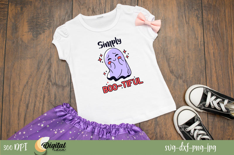 Ghost Picture SVG. Simply Boo-Tiful SVG. SVG Evgenyia Guschina 