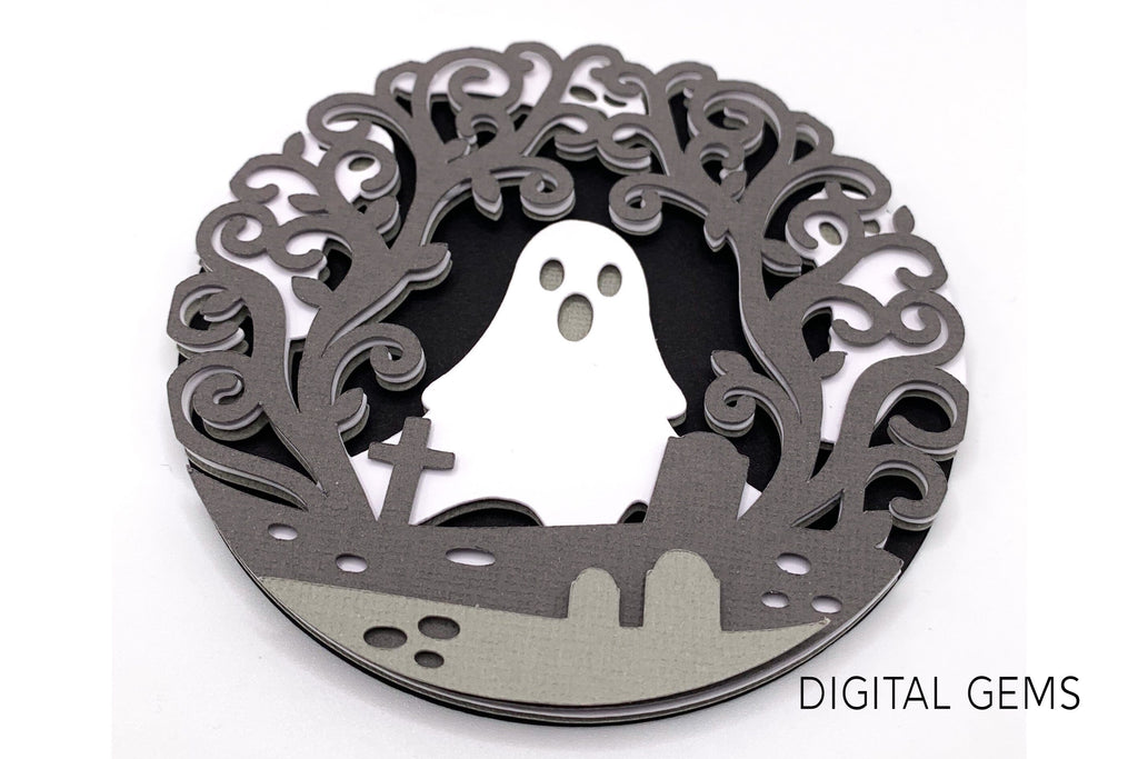 Ghost shadowbox design - So Fontsy