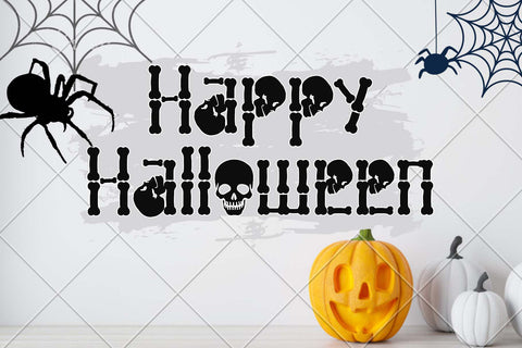 Ghost Skeleton Font Prasetya Letter 