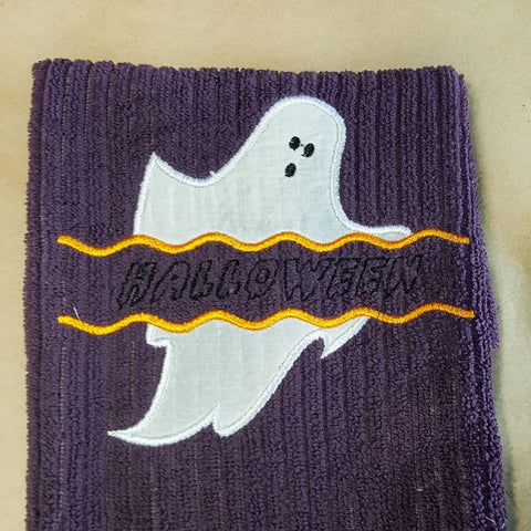 Ghost Split Applique Embroidery Design Embroidery/Applique Designed by Geeks 