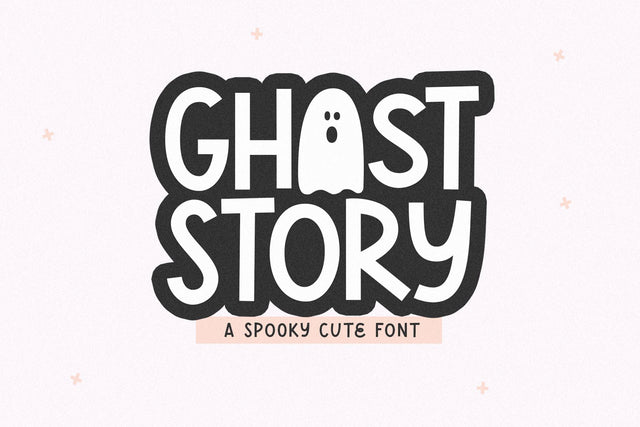 Ghost Story - Cute Halloween Font Font KA Designs 