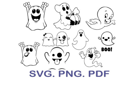 Ghost SVG Bundle, Ghost SVG, Halloween SVG Bundle SVG MagicDesignUS 