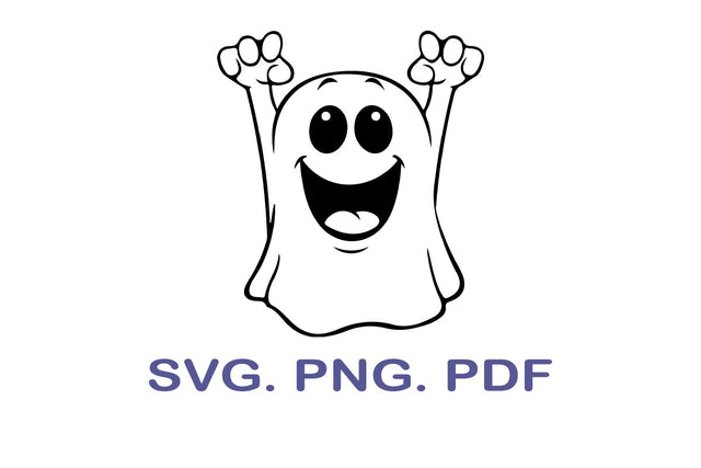 Ghost svg, cute ghost svg, cool ghost svg, Boo Svg, Bootiful SVG, halloween svg ,CriCut Files svg , Silhouette cameo SVG MagicDesignUS 