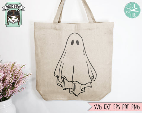 Ghost SVG File, Halloween SVG, Halloween Cut File, Ghost Cut File, Ghost png file, Spooky SVG File, Spooky Cut File, Halloween Clipart SVG Wild Pilot 