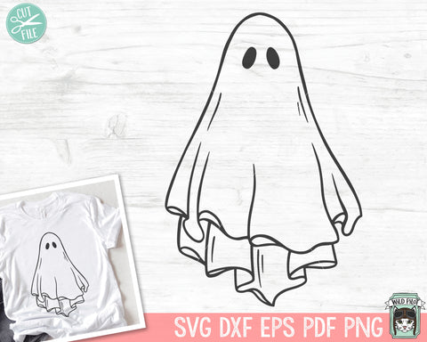 Ghost SVG File, Halloween SVG, Halloween Cut File, Ghost Cut File, Ghost png file, Spooky SVG File, Spooky Cut File, Halloween Clipart SVG Wild Pilot 