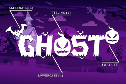 Ghost Zone Font Sakha Design Studio 