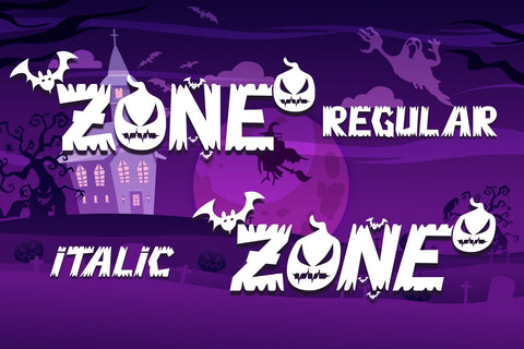 Ghost Zone Font Sakha Design Studio 